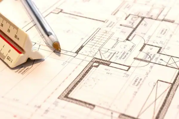 Image of architect Rugby drawings