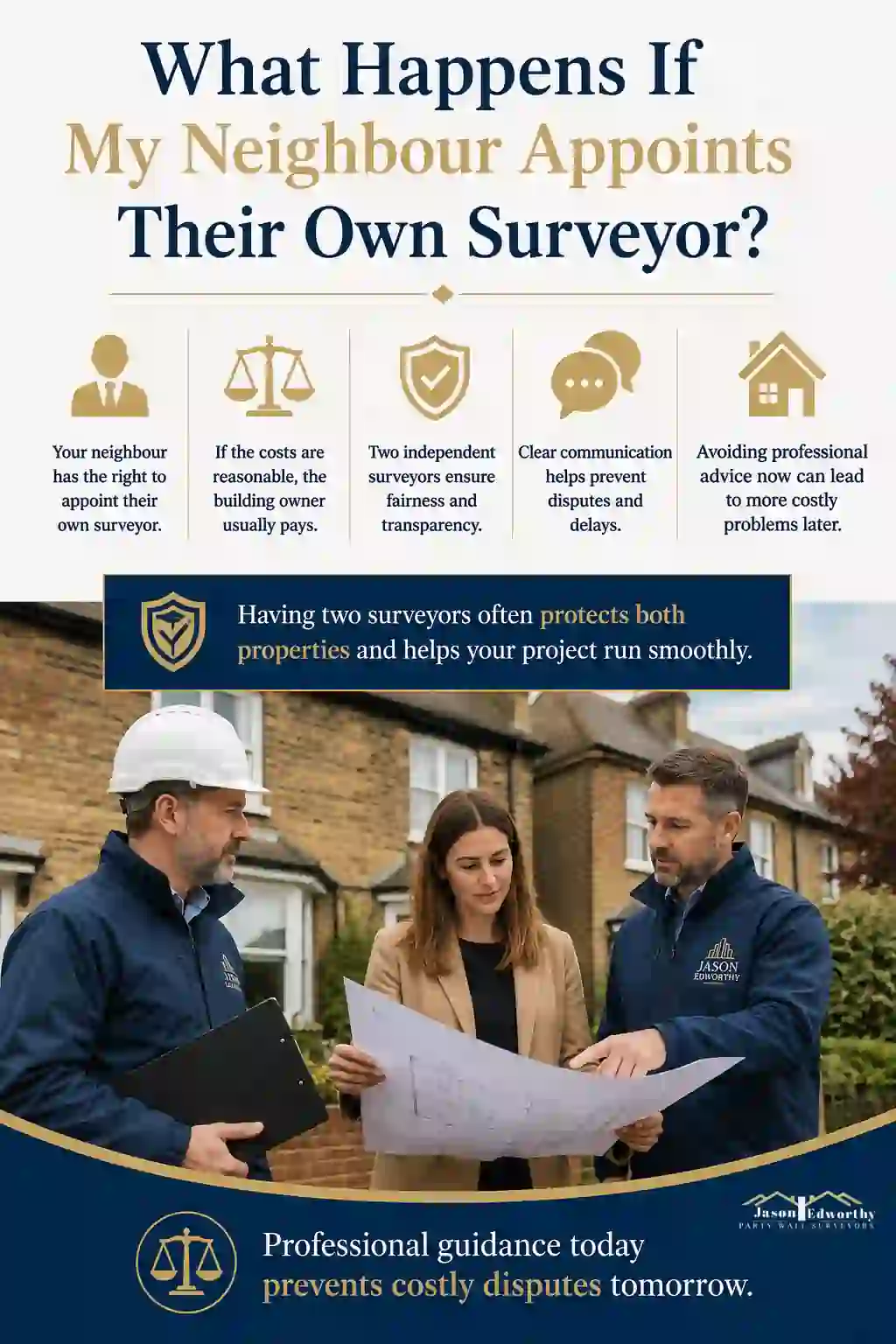 What Happens If My Neighbour Appoints Their Own Surveyor Rugby?