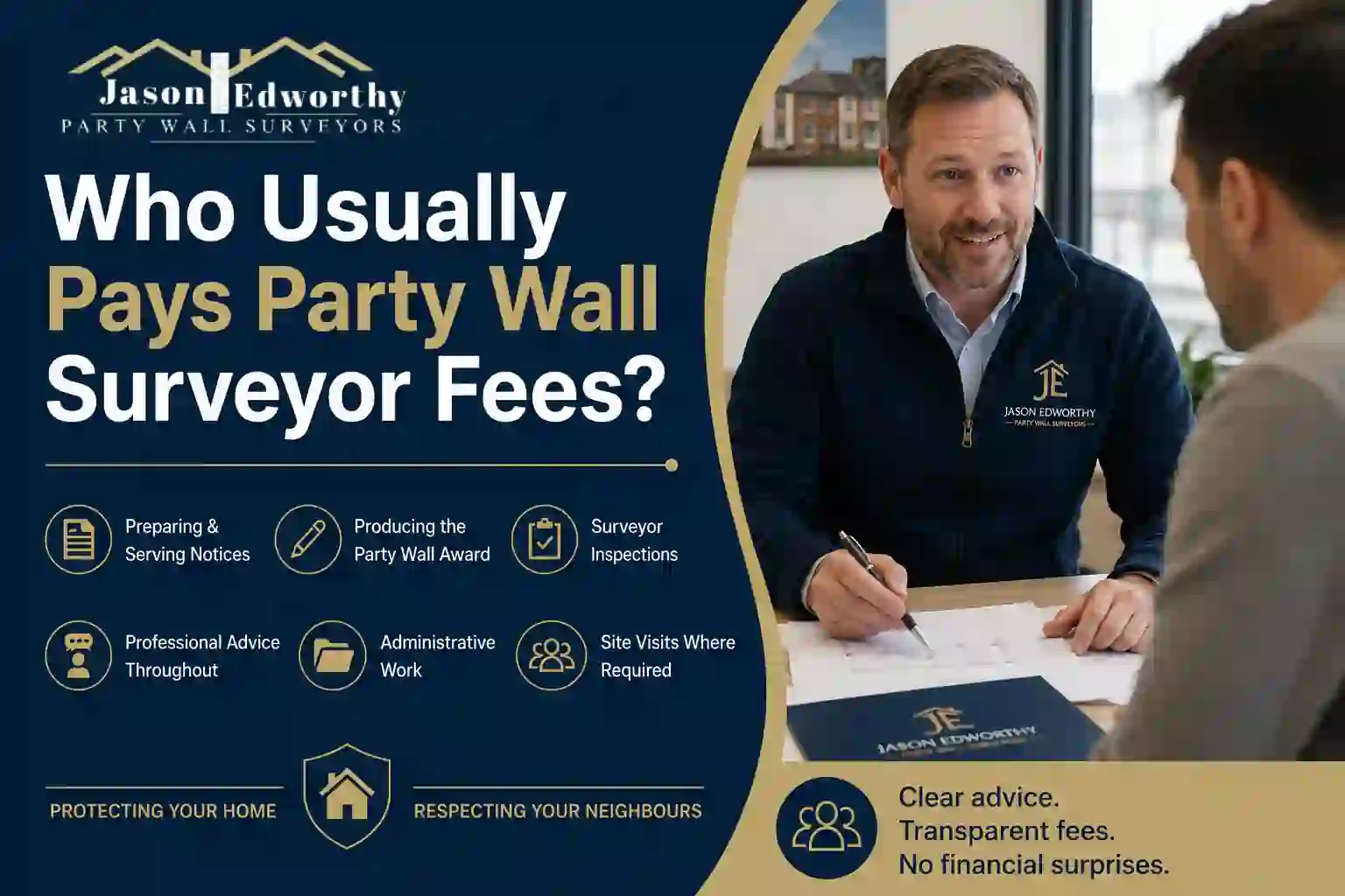 Who Usually Pays Party Wall Surveyor Fees Rugby?